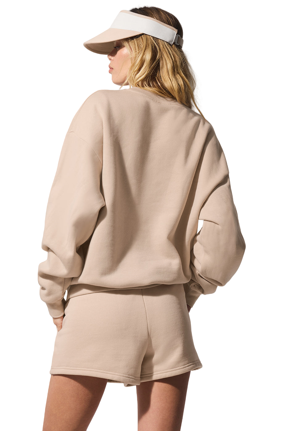 ALO Line 🧘♀️ | Yoga Sets for women | Accolade Crew Neck Pullover Sweatshirt | Brown | Men's & Women's Sizes XS-XL ✔️