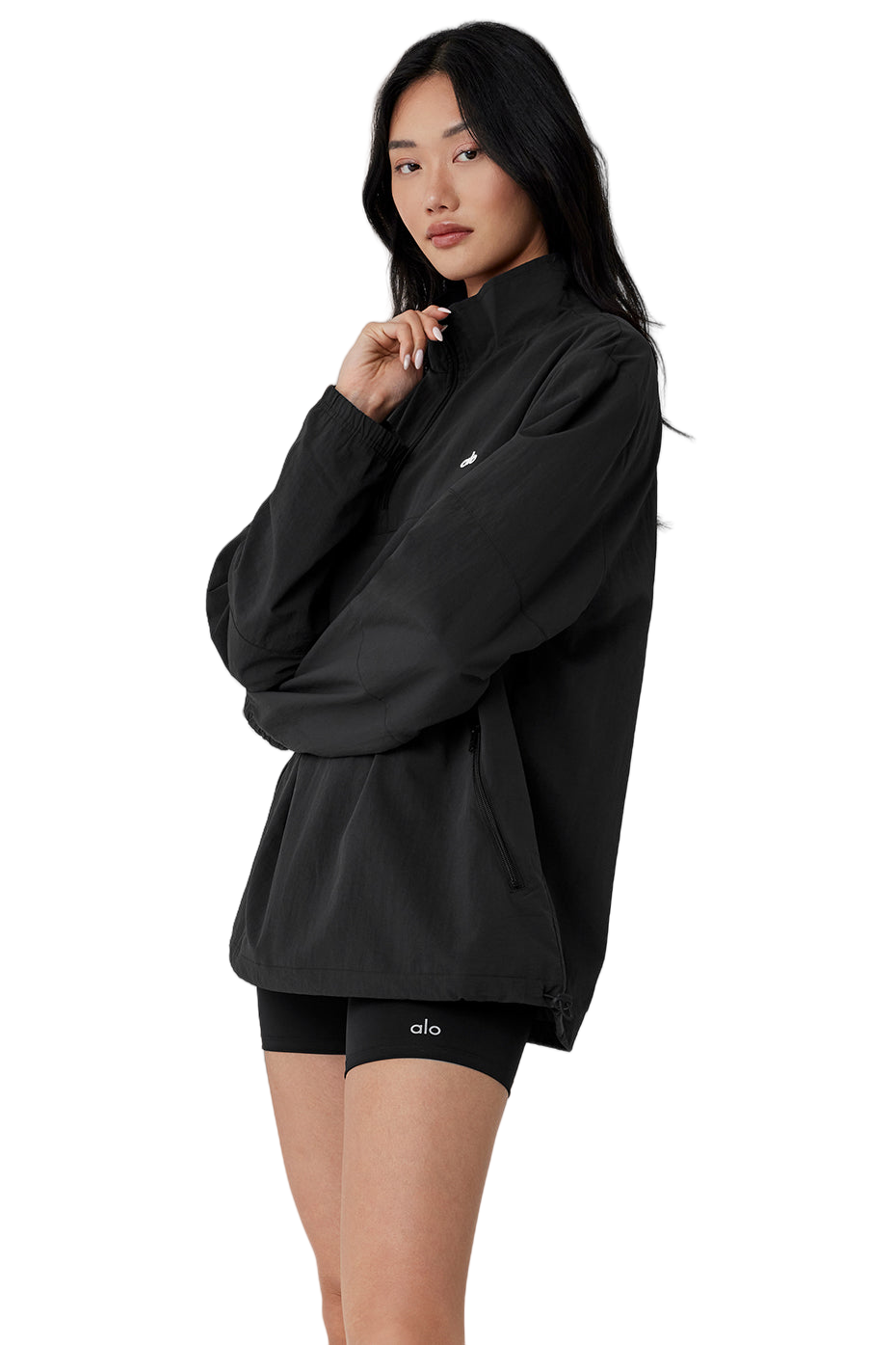 ALO Line 🧘‍♀️ | Yoga Sets for women | Outdoor Track Sweatshirt in Black | Sizes S to XL ➕ Shop Now!