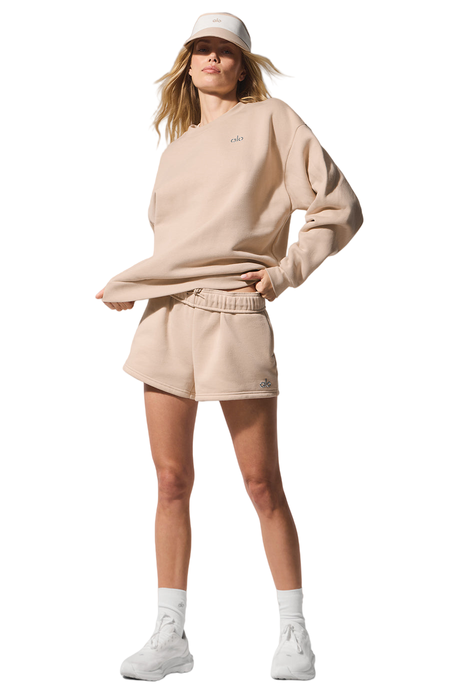 ALO Line 🧘‍♀️ | Yoga Sets for women | Accolade Crew Neck Pullover Sweatshirt | Brown | Men's & Women's Sizes XS-XL ✔️