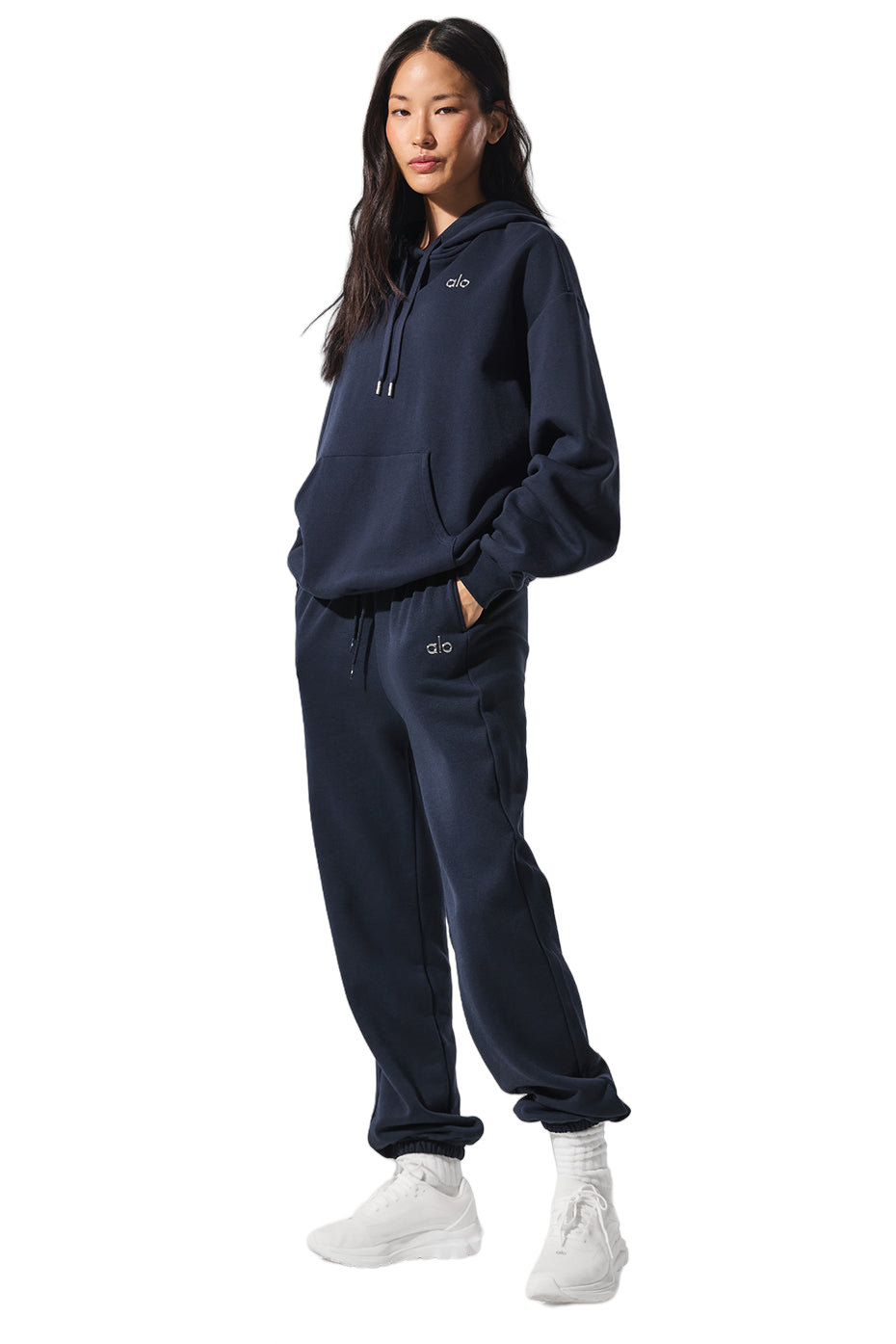 ALO Line 🧘‍♀️ | Yoga Sets for women | Accolade Hoodie for Women | Navy & Black | Size S-XL 🔥