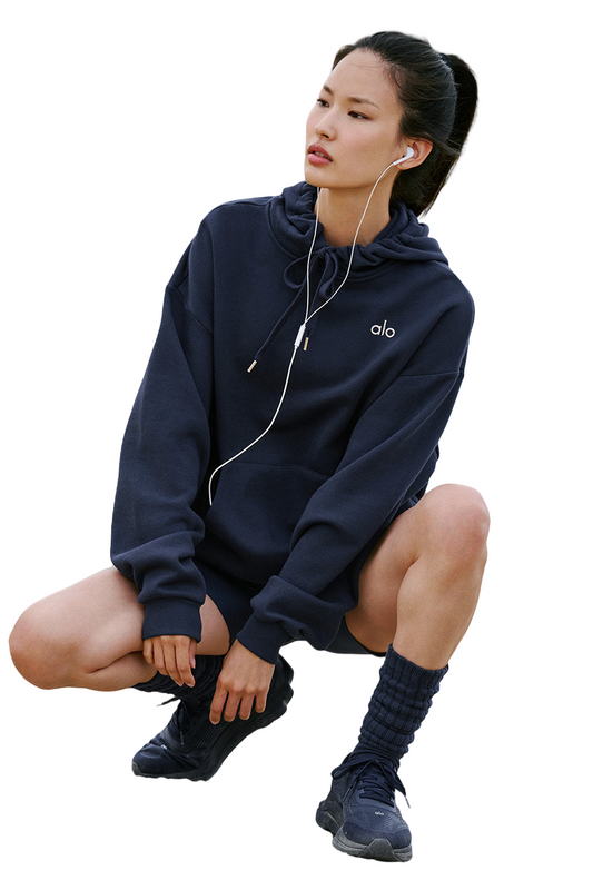 ALO Line 🧘‍♀️ | Yoga Sets for women | Accolade Hoodie for Women | Navy & Black | Size S-XL 🔥