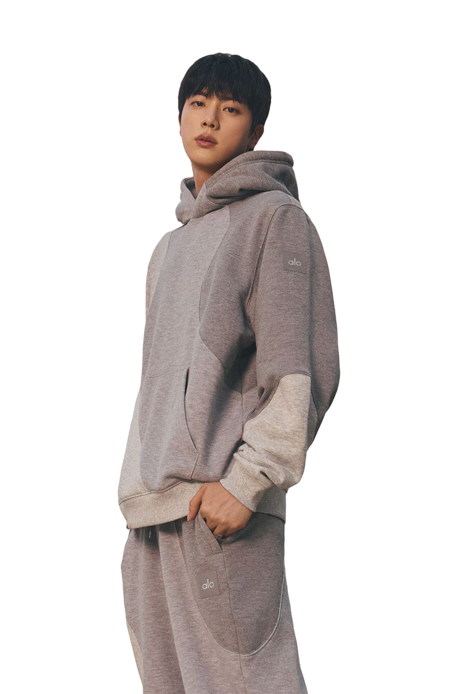 Accolade Wave Hoodie - Athletic Heather Grey-Tonal White | Women's Pullover Fleece Hooded Sweatshirt | Size S-XL Color Grey 🔥