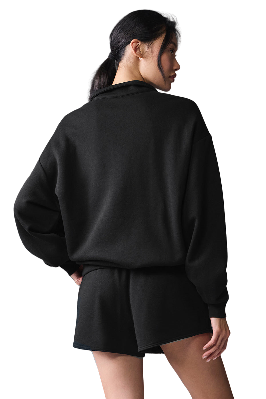 🏆 New ALO Series Sport Edition Accolade 1/4-Zip Pullover - Black | Sizes S-XL | Womens Athletic Top