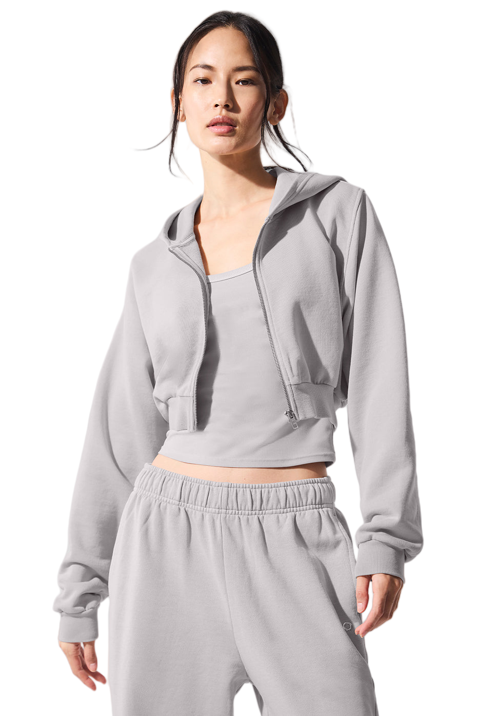 ✨ Women's Washed Sweet Escape Zip Up Hoodie | Grey | Size S-XL ✨