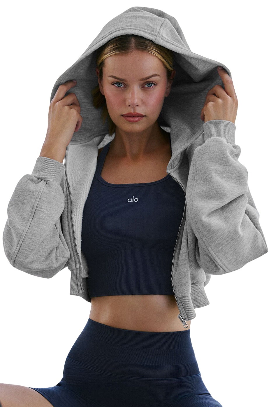 Sweet Escape Women's Zip Up Hoodie - Athletic Heather Grey | Cozy Fleece Pullover 🔥