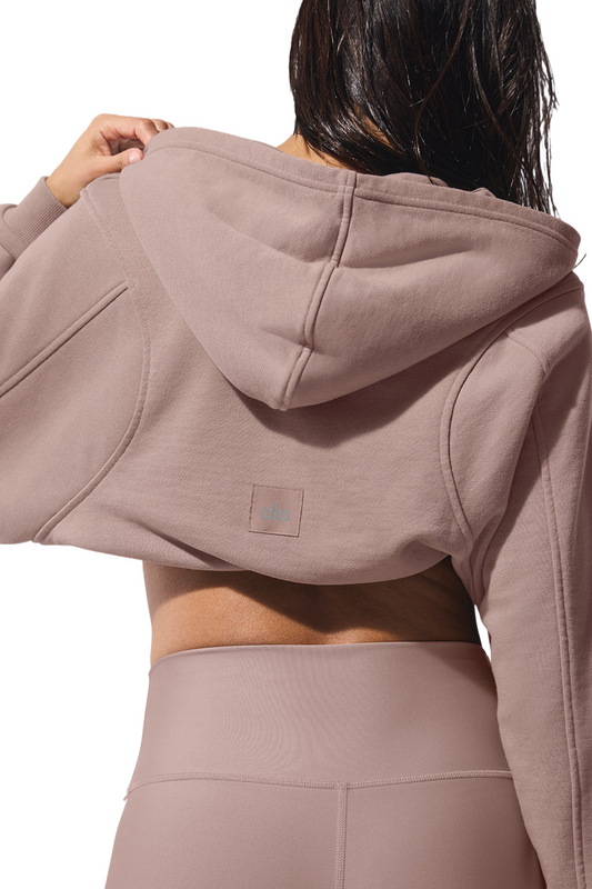 Sweet Escape Women's Taupe Zip Up Hoodie | Cozy Fleece Pullover | Sizes S-XL 🍂