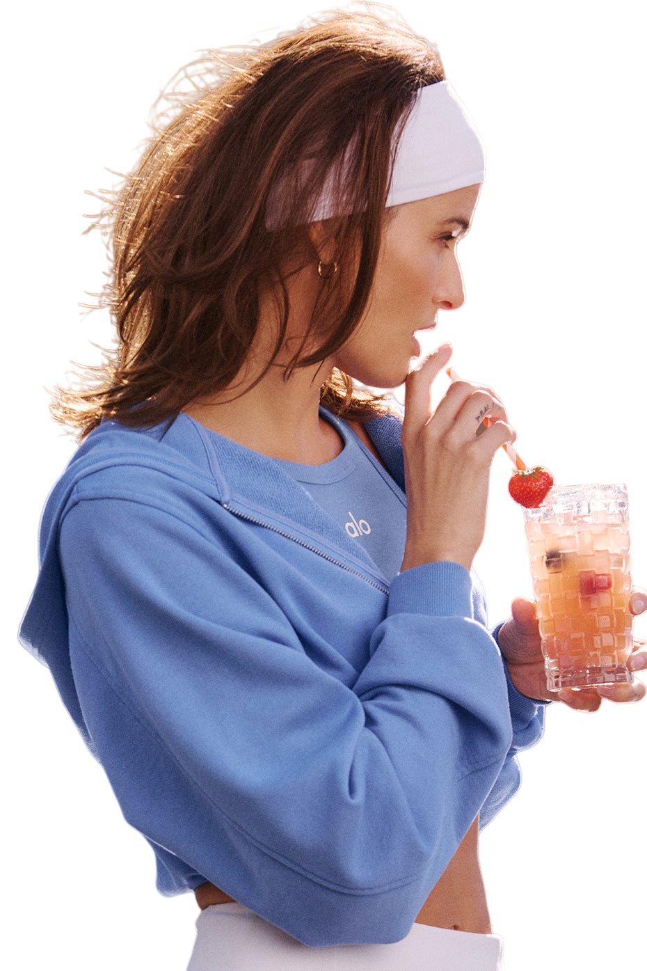 ✨ Sweet Escape Zip Up Hoodie Women's | Crystal Clear Blue | Size S-XL ✨