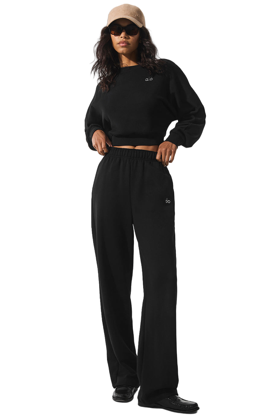 👚 Cropped Accolade Crewneck Sweatshirt for Women | Size S-XL | Black | Fast Shipping